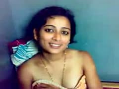 A kinky dilettante girl kisses her boyfriend after letting him embrace her tight natural mounds.